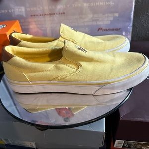 Ralph Lauren yellow shoes